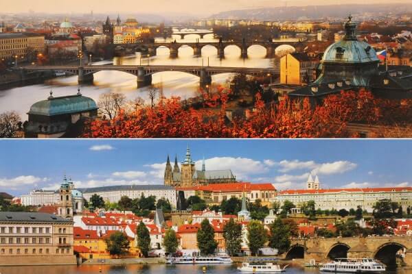 プラハの街並み